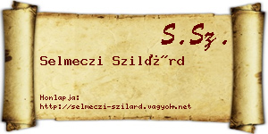 Selmeczi Szilárd névjegykártya